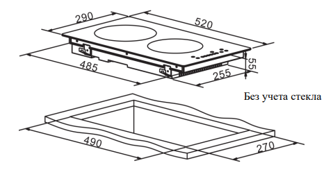 Превью картинка Индукционная варочная панель домино Weissgauff HI 32 WA #9