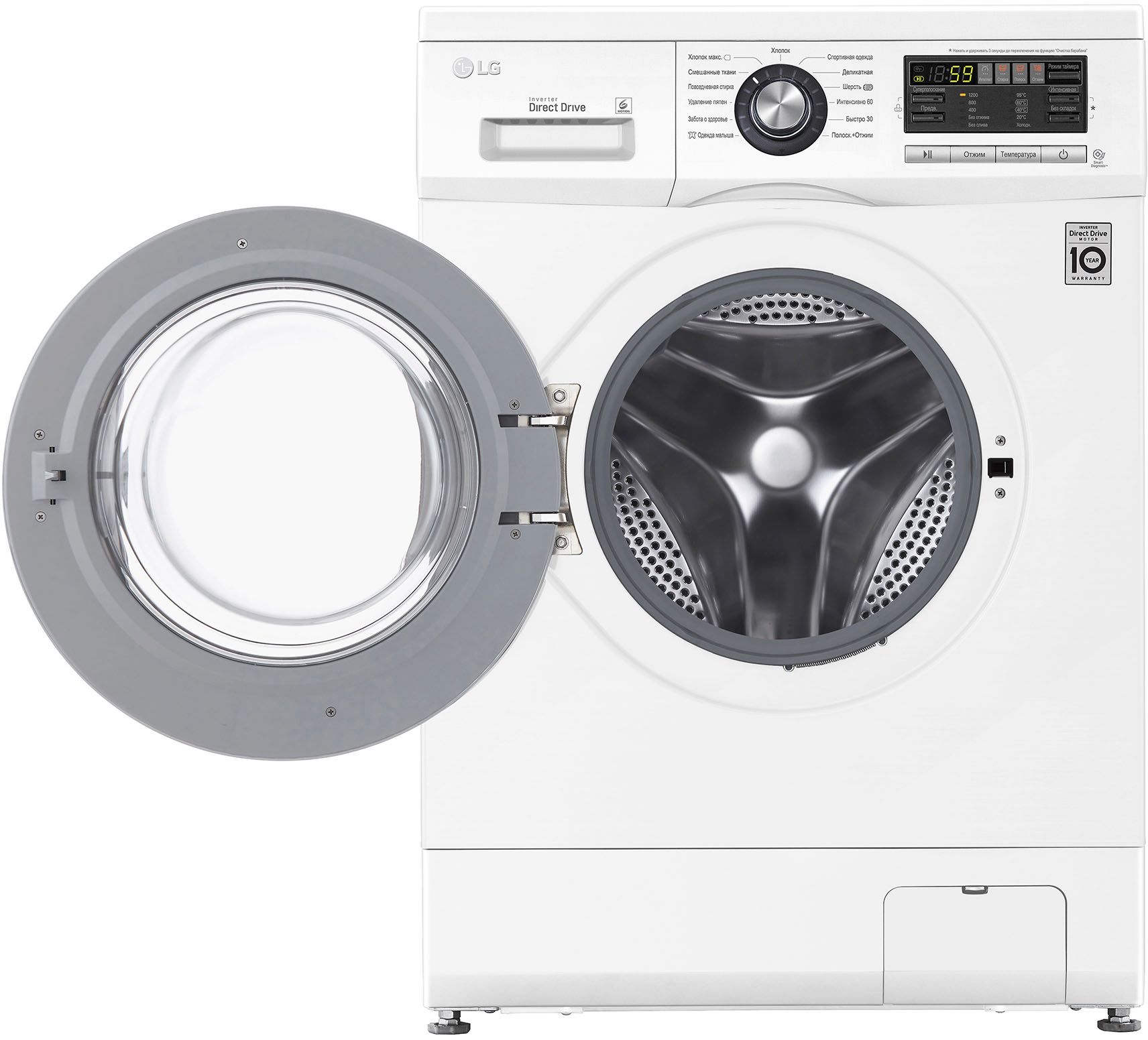 Превью картинка Стиральная машина с фронтальной загрузкой LG Electronics F1096ND3 #10