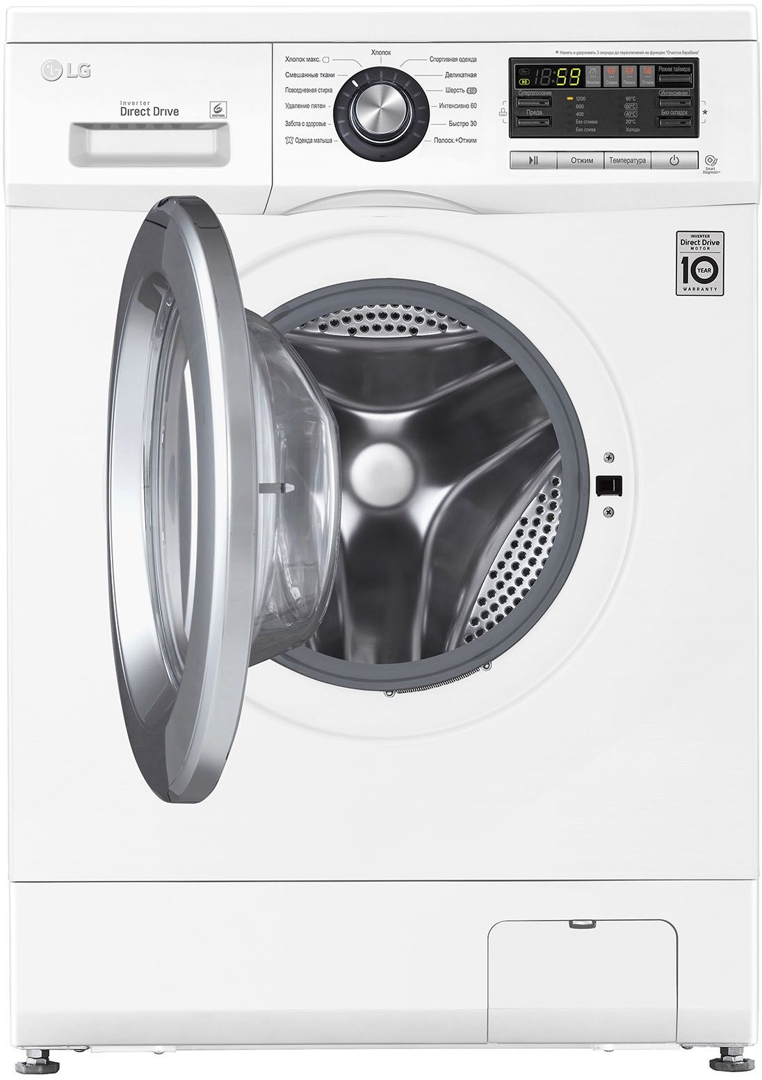 Превью картинка Стиральная машина с фронтальной загрузкой LG Electronics F1096ND3 #8