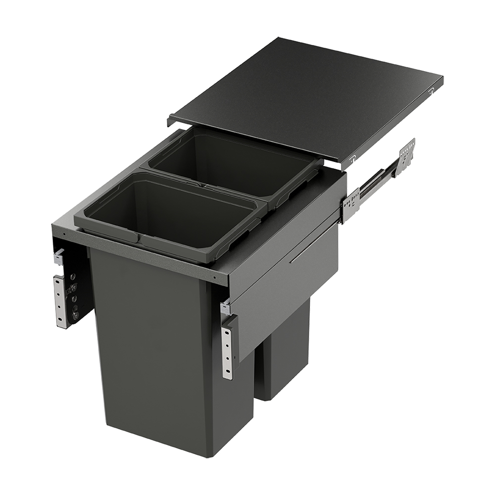 Картинка Vauth-Sagel Система сортировки ENVI SPACE XX PRO 70 л, выдвижной фасад 500 мм, антрацит