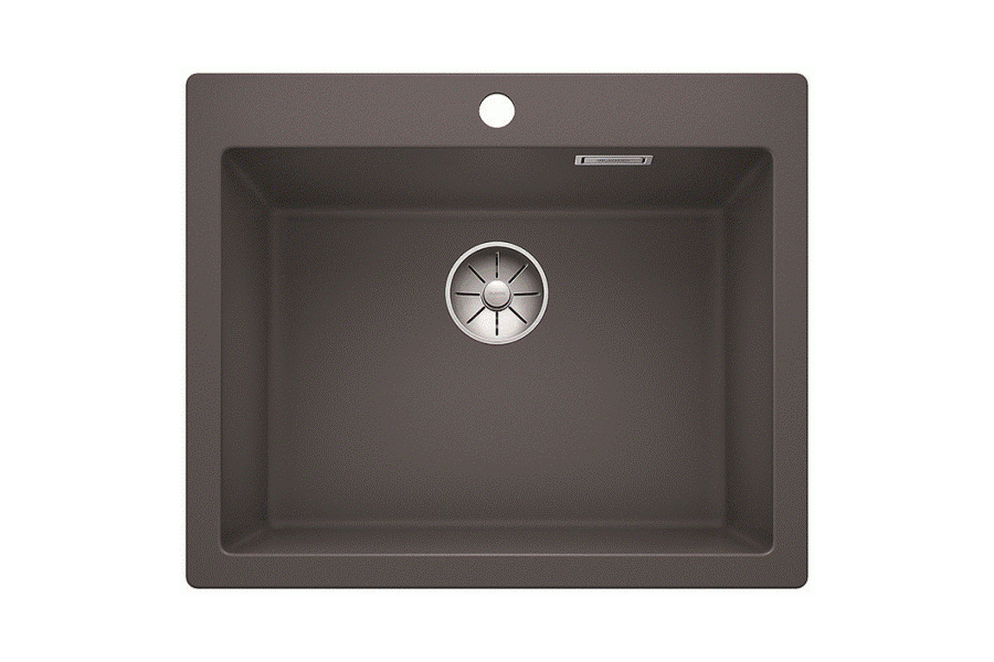 Фото Гранитная мойка Blanсo PLEON 6 SILGRANIT PuraDur темная скала