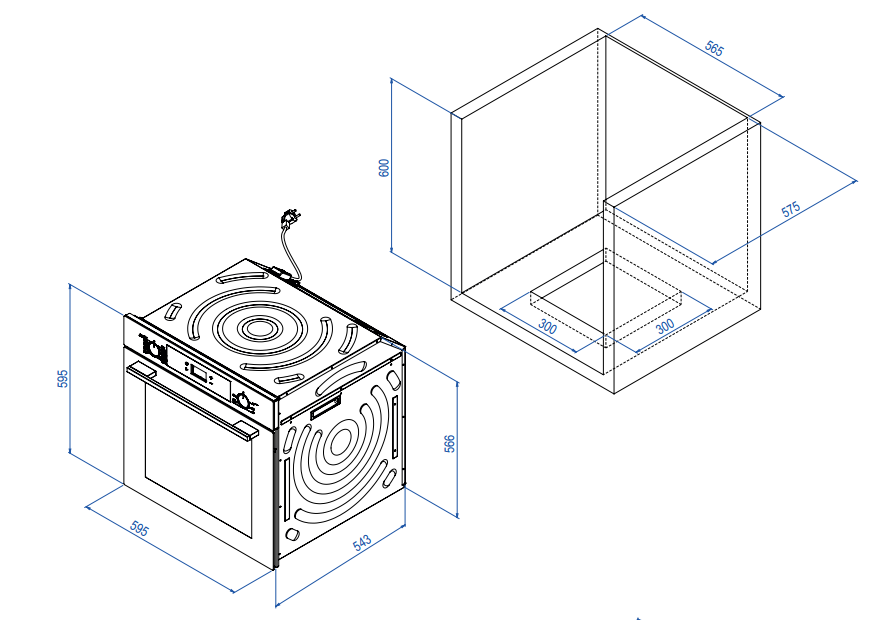 Превью картинка Газовый духовой шкаф Weissgauff WGO 702 D White Glass #21