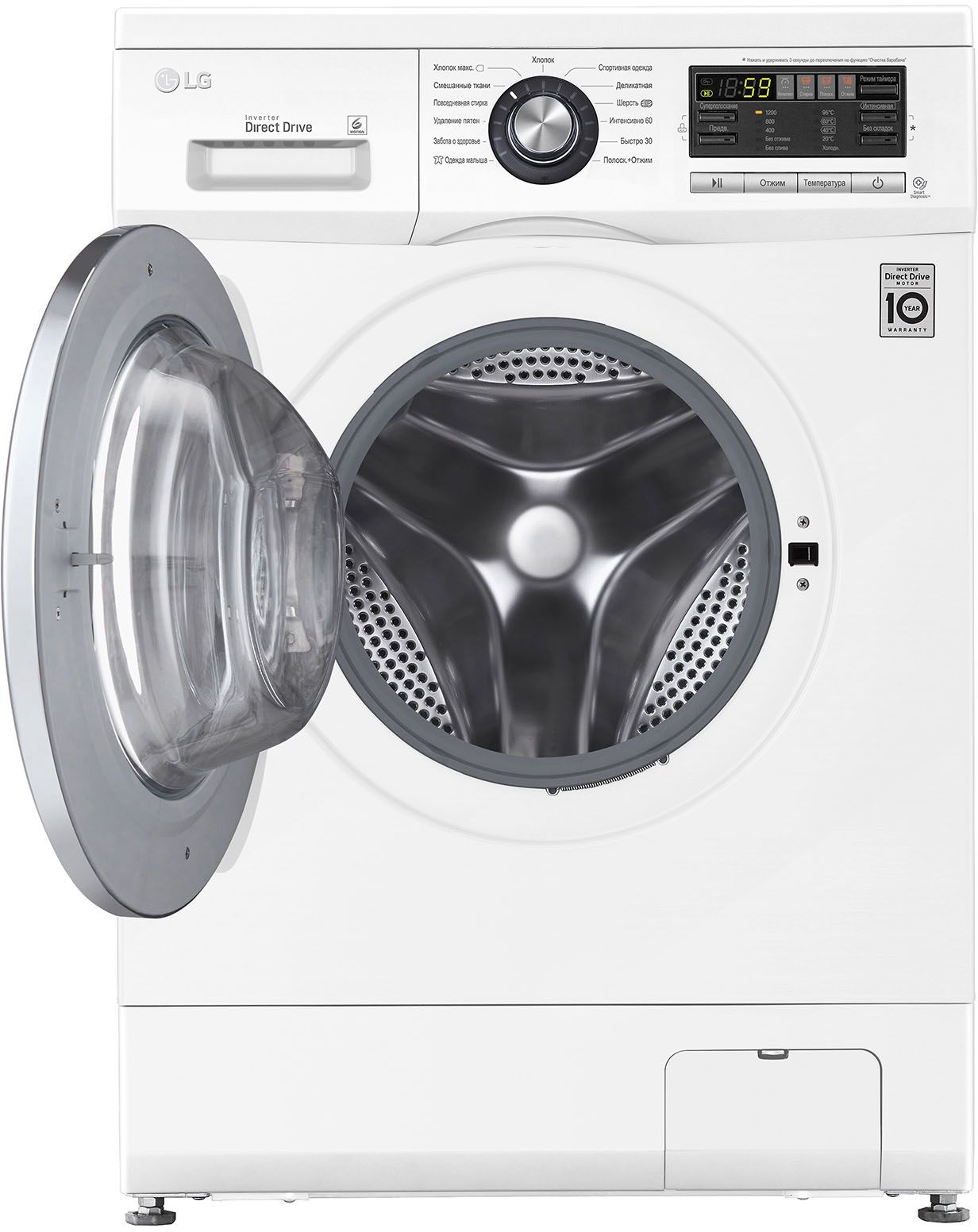 Превью картинка Стиральная машина с фронтальной загрузкой LG Electronics F1096ND3 #9