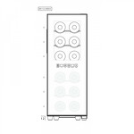 Превью картинка Шкаф винный  Винный холодильник (шкаф) термоэлектрический Dunavox DАТ-12.33DC #4