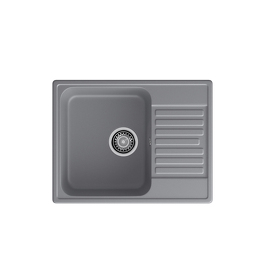 Картинка Lex GARDA 620 DEEP GREY кварцевая мойка