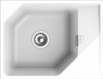 Превью картинка Гранитная мойка Rivelato LOCUS 65 1-чаш 650*500 Белый 101 #1