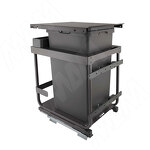Превью картинка Vibo KOMBI 2.0 M40W Система сортировки и хранения, 1 емкость (47л), креп. фасада, полн.выдв., плавн.закр., направл. Nova Pro, крышка-полка (KOMBI2GME401ASCGMRF) #1