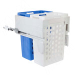 Превью картинка PULSE HAMPER LM45 Корзина для белья выдвижная, 2 емкости (35л+35л), напр.полн.выдв., плавн.закр., цвет белый (LHM452-70WT) #2