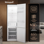 Превью картинка Холодильник с нижней морозилкой Weissgauff WRK 2010 D Inverter NoFrost White #12