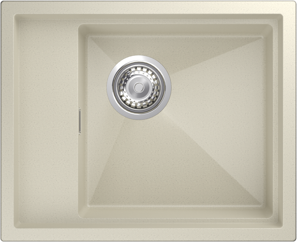 Фото Гранитная мойка Rivelato NOBILE 544-L 1-чаш 540*440 beige scuro
