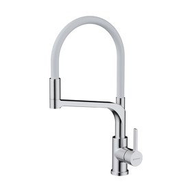 Картинка Omoikiri Sinto 2 Plus-BN-WH латунь/нержавеющая сталь/белый