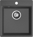 Превью картинка Мраморная мойка GranFest LEVEL 420 Графит #1