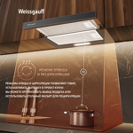 Превью картинка Встраиваемая вытяжка Weissgauff TEL 600 2M Black Glass #10