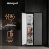 Превью картинка  Холодильник side by side Weissgauff WSBS 600 NoFrost Inverter Bru Steel Glass #10