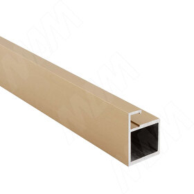 Картинка PULSE SECRET MAXI Профиль рамочный узкий, золото брашированное (анод), L-6000 (FP00263GLB)