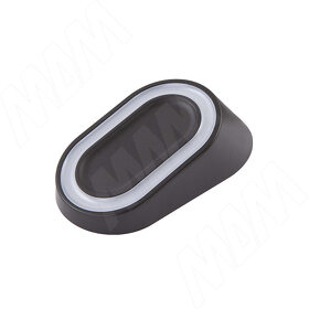 Картинка PULSE АУРА Светильник овальный, 12V, 2,5W, черный, AURA (AU12-NO-BL-NW3)