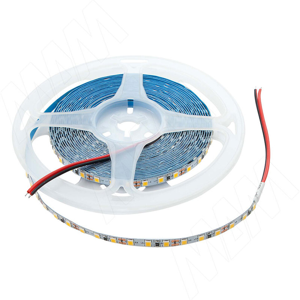 Фото PULSE Лента светодиодная 2835/120, 24V, 5 м, основание 5 мм, холодный белый 6000К, IP20, 9.6W/1м (LS24-2835CW20-9.6C8)