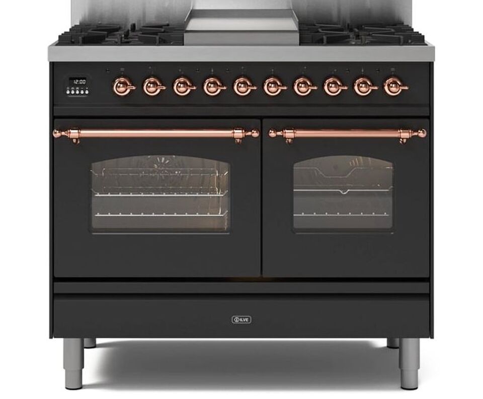 Фото Центр варочный ILVE PD10FNE3/MGP матовый графит (фурн. медь)