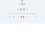 Превью картинка Индукционная варочная панель домино Lex EVI 321A WH панель стеклокерамическая индукционная #2