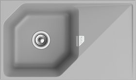 Картинка Rivelato LOCUS 85 1-чаш 850*500 grigio metallizzato