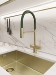 Превью картинка Смеситель для кухни EMAR ЕС - 7024GRN Matt Gold #2