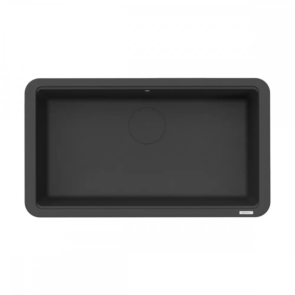 Фото Гранитная мойка Omoikiri Tarento 83-BL Tetogranit/черный