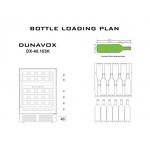 Превью картинка Шкаф винный  Винный холодильник (шкаф) компрессорный Dunavox 46 бут DX-46.103K #2