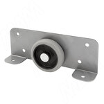 Превью картинка Robby ЛОЙ 50-3 Опора колесная D50 мм прямоходная, прорезиненное колесо, серый, LOY 50-3 (CST25),  Мебельное колесо #1