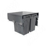 Превью картинка PULSE PROBOX F60 Система сортировки и хранения, 2 емкости (2x28), креп. фасада, полн.выдв., плавн.закр., крышка-полка, графит (MBN602-56DGMID) #1