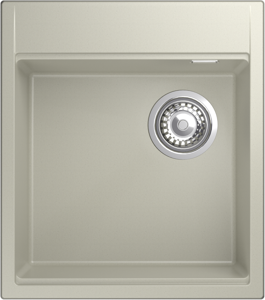 Фото Гранитная мойка Rivelato TESORO 455-R 1-чаш 450*510 topazio