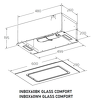 Превью картинка Полновстраиваемая вытяжка Meferi INBOX60WH GLASS COMFORT #3