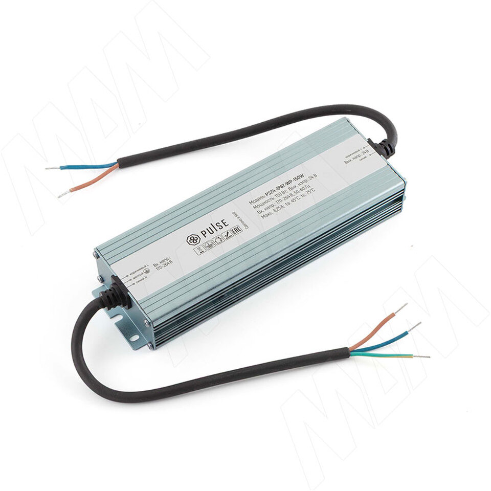 Фото PULSE ВОТЭРПРУФ Блок питания AC-230/DC-24V, IP67, 150W, WATERPROOF (PS24-IP67-WP-150W)