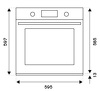 Превью картинка Электрический духовой шкаф Bertazzoni F6011MODPTC #2