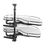 Превью картинка Vibo FLY MOON 3.0 GALAXY BC, механизм угловой пов., 2 полки, эллипт. прут., противоск. покр., с доводчиком, белый+хром, правый (FLY3STM245DXM2POR120ASBC) #1