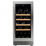 Превью картинка Шкаф винный встраиваемый Винный холодильник (шкаф) компрессорный Dunavox 32 бут DAU-32.83SS #1