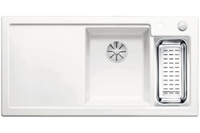 Картинка Blanсo AXON II 6 S (чаша справа) керамика PuraPlus глянцевый белый  с кл.-авт. InFino