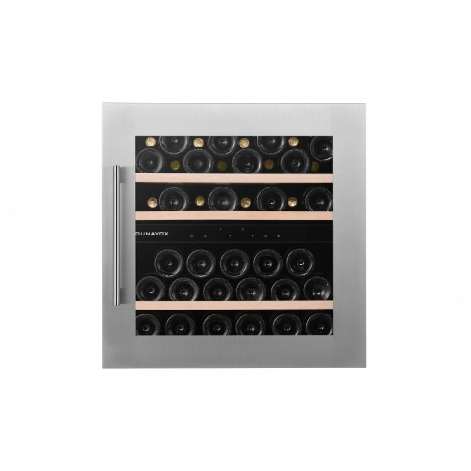 Фото Шкаф винный встраиваемый Винный холодильник (шкаф) компрессорный Dunavox DAB-41.83DSS