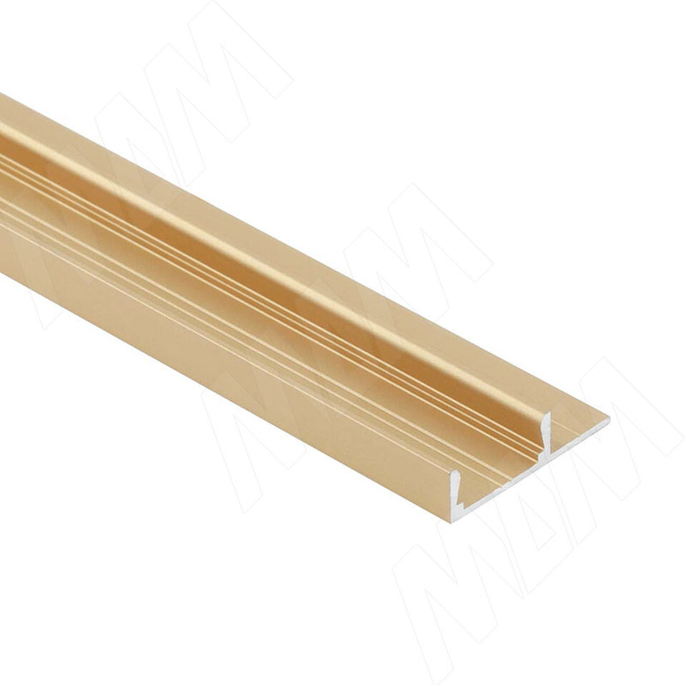 Фото PULSE Профиль SM6, накладной, золото матовое, 24,5х6мм, L-3000 (LSP-SM6-ALU-3000-GL)
