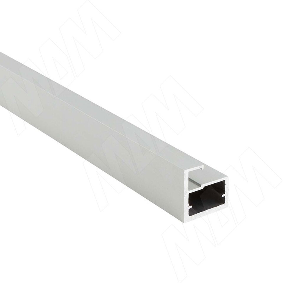 Фото PULSE LINEA Профиль рамочный узкий, 20х22х8 мм, серебро (анод), L-3000 (FP00738AL-S3)
