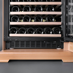 Превью картинка Шкаф винный  Meyvel Винный холодильник (шкаф) компрессорный MEYVEL MV46PRO-KBT2 (Натуральный бук) #10