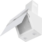 Превью картинка Наклонная вытяжка Maunfeld Moon 60 белый\вставка сатин #3