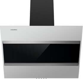 Картинка Maunfeld Bridge 60 нержавеющая сталь\черное стекло