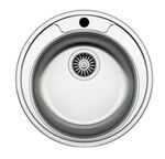 Превью картинка Металлическая мойка Zigmund & Shtain KREIS 480.7 Полированная #1