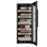 Превью картинка Хьюмидор Холодильник (шкаф) для сигар компрессорный Meyvel MC-200BK (PRO) #14