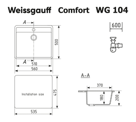 Картинка Weissgauff WG 104344 Comfort Deep Space