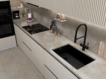 Превью картинка Металлическая мойка EMAR EMB-660(UN) PVD Black #3