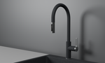 Превью картинка Смеситель для кухни GRANULA 8168, ГРАФИТ #1