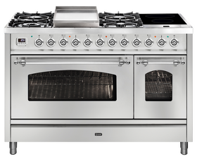 Картинка ILVE P12FINE3/SSC нержавеющая сталь (фурн. хром)