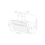 Превью картинка Наклонная вытяжка Elica MAJESTIC WH/A/60 #2