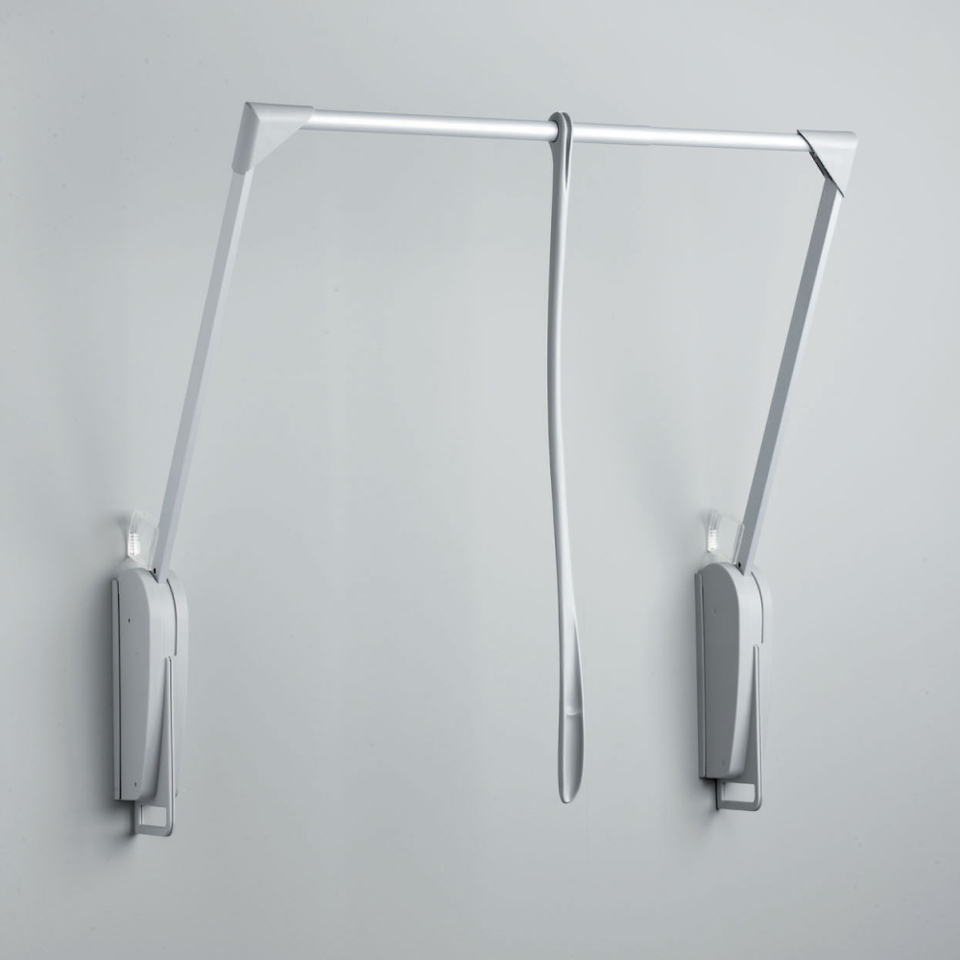 Фото Servetto Телескопический настенный пантограф OTTO INNOMINATO для одежды, ширина 620-950 мм, серый